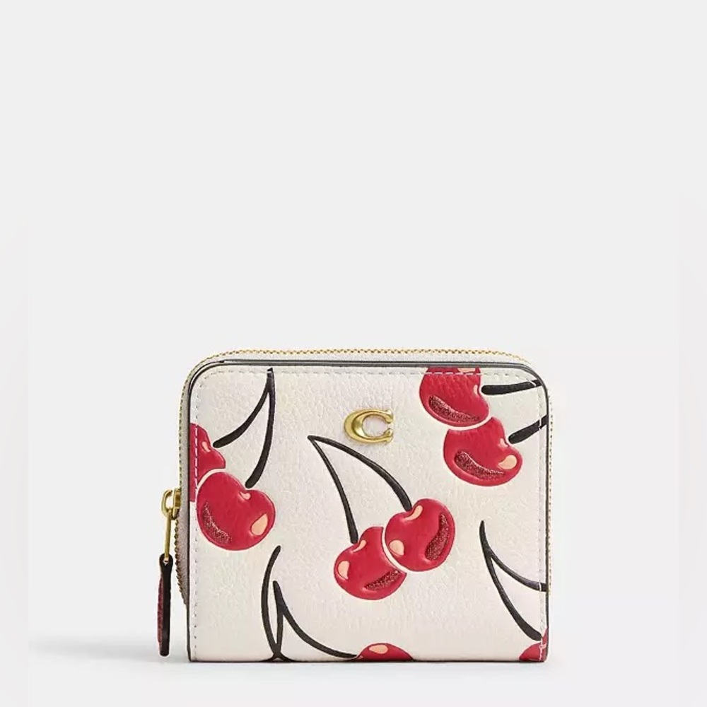Coach Essential Billford Wallet With Cherry Print (Retail CZ519/B4CAH)